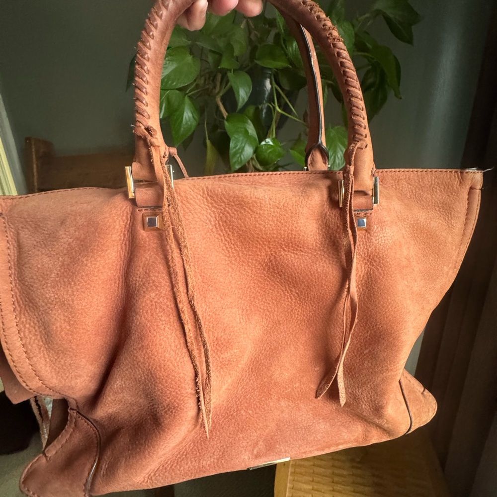 Rebecca Minkoff Brown Suede Tote - Picture 10 of 13